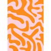 Funky tiger - orange pink