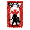 Kanadische Wikinger – Wikingerkrieger Kanada-Flagge