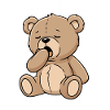 Bearly Awake Tired Bear