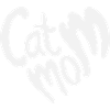 Cat Mom Heart Lettering