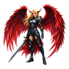 Crimson Winged Warrior