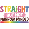 Straight But Not Narrow Minded