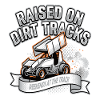 Raised On Dirt Tracks Racing Motiv