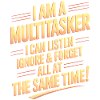 Multitasker Sprüche Sarkasmus Bürohumor Geschenk