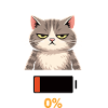 Low Social Battery Cat