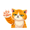 Parler au chat patte