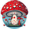 Red Mushroom - Toadstool - Lucky Mushroom