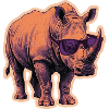 Rhinoceros Rhinoceros Sunglasses Risography