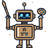 Cosmic Robot Artist Palette