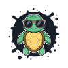 Sea Turtle Cool Sunglasses