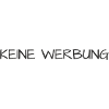 Keine Werbung – Briefkasten-Aufkleber Textdesign