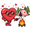 Fun Camping Valentine's Day Parties