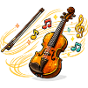 Sound peg violin
