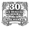 30: Kein Rat, nur Geschenke