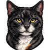 Katzenporträt Goldaugen