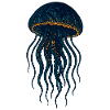 Glowing Jellyfish Deep Sea Light