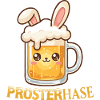 Prosterhase - Lustiges Bier Osterhasen 