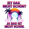 Nicht-schön Synthwave Neonspruch