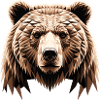 Orso bruno, orso grizzly, fratelli orsi, foresta, orsi selvatici