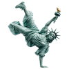 Statue of Liberty Breakdancing