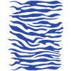 Zebra Pattern Blue
