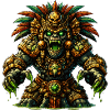 Totemkrieger der Dschungel Azteken