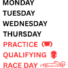 Rennpraxis Qualifying Race Day