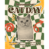 International Cat Day Retro Print