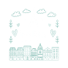 Doodle Paris Tour Eiffel Cœurs