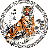 Tiger Asiatische Landschaft