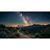 Milky Way Runyon Canyon LA