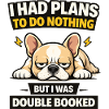 Double Booked Bulldog Do Nothing Tee