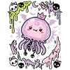 Pastel Ghost Jellyfish Aesthetic