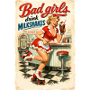 Pin-Up-pahikset juovat pirtelöitä: 50-luvun diner-tyyliin