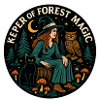 Waldzauber Waldhexe Patch