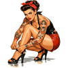 Retro Pin-Up: Tattooed Rockabella Gift