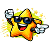 Sunny Star with Sunglasses