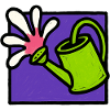 Nature Botanical Floral Watering Can
