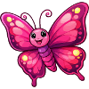 Cuddly Pink Butterfly