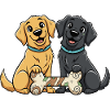 Paw Friend Duo with Bones