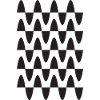 Midnight Wave Grid Pattern