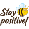 Stay Positive Grumpy Bee Humoroutfit