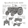 Agricultural Tractor Sketch