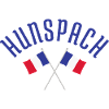 HUNSPACH arqué avec drapeaux français croisés
