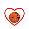 Basketball Amour du cœur