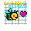 Bee Mine Biene Retro