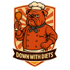 Bulldogkok nede med diæter