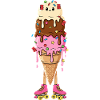 Kawaii Eis Rollschuhe Retro