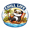 Chill Life Panda Plage