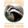 Funny Animal Badger